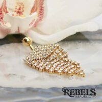 Gold Array Belly Ring