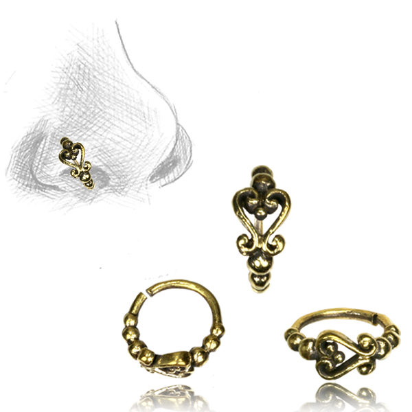 Scrolls Nose Ring