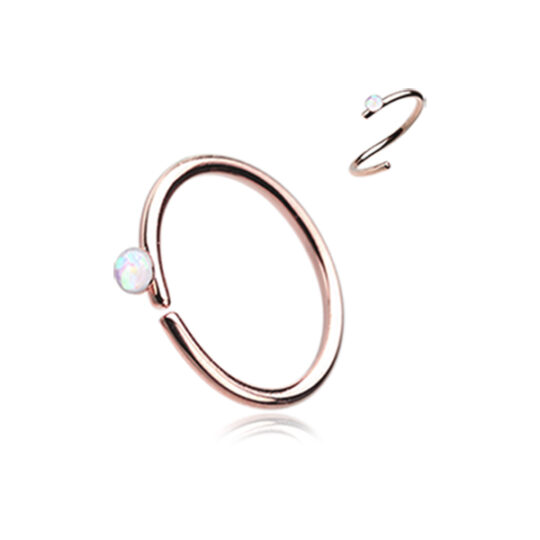 Opal Sparkle Nose Ring