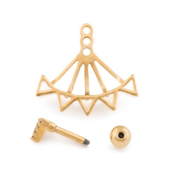 Barbella Gold Earring