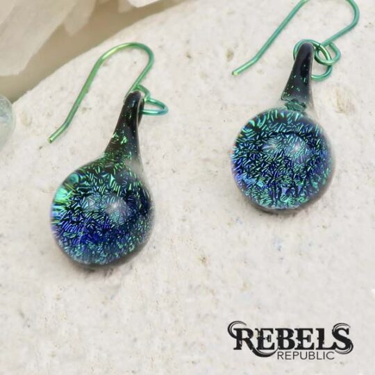 Dichroic Earrings