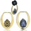Lapis Stone Ear Weights