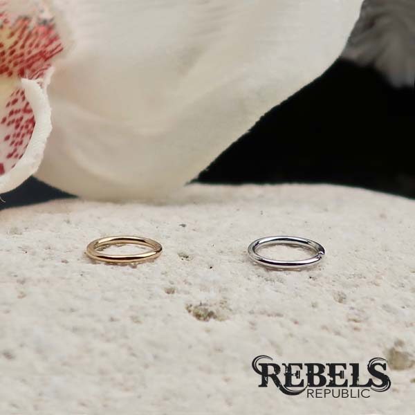Golden Hoop Nose Ring