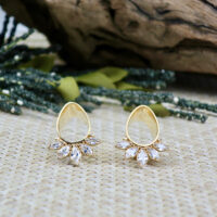 Marquise Eyelets Yellow Gold