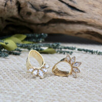 Marquise Eyelets Yellow Gold