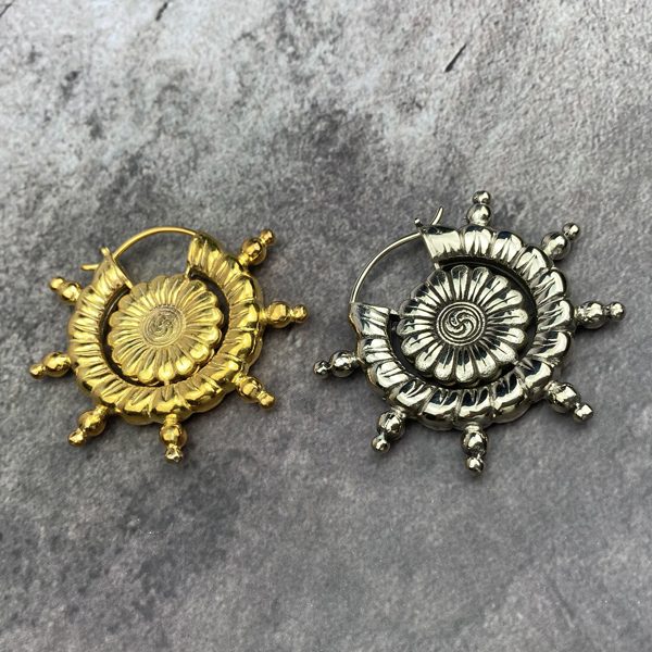 Dharma Wheel Earrings