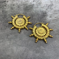 Dharma Wheel Earrings