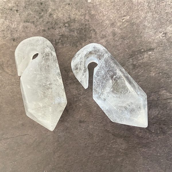 Crystal Prism Ear Weights