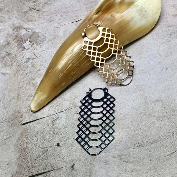 Snakeskin Hoops